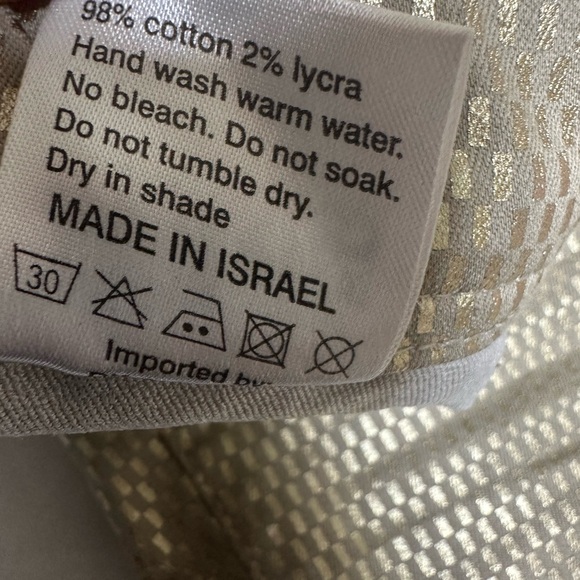 Bevy Flog Dafna Button Capri Flog Pants - Gold💥 - Picture 10 of 12